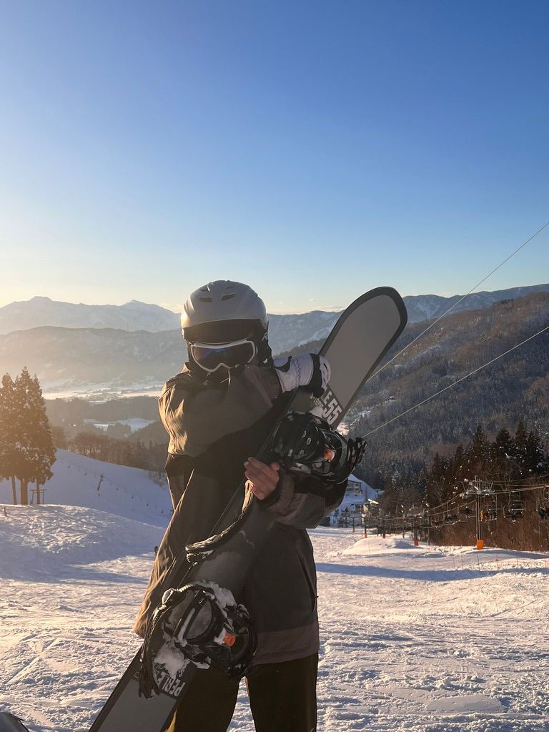 Snowboarding in Japan